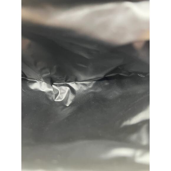 Modern Black Rose Tapestry Clutch Bag Embroidered Front Black Back Cottagecore - Picture 5 of 7